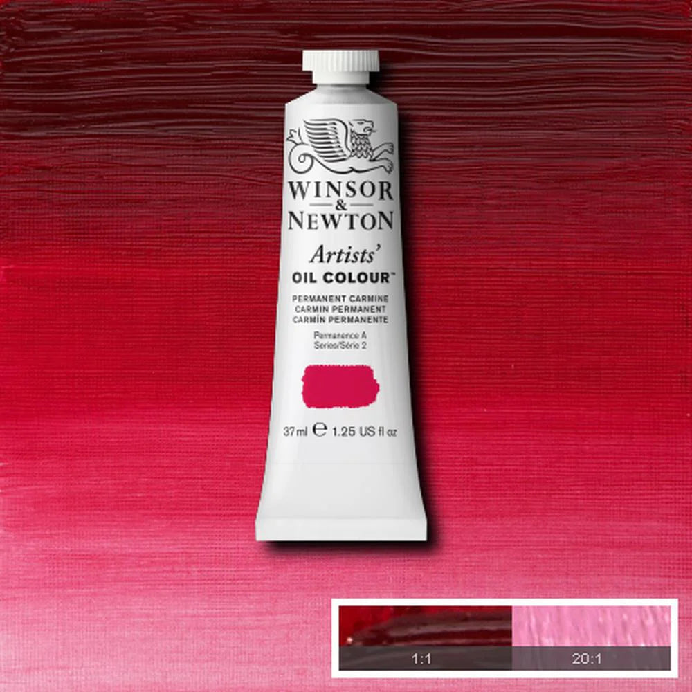 Artists' Oil Colour 37ml Permanent Carmine