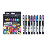 Elements Artifex Acrylic Paint Markers - Metallic (8 x 2-3mm)