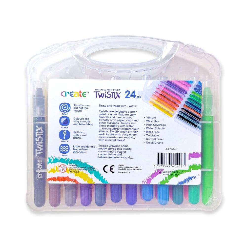 Create Twistix Poster Paint Stick Crayons (24 Pack)