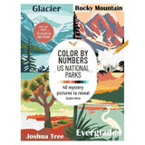 Colour By Numbers Book - US National Parks