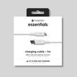 Mophie Essentials Cable USB-C Lightning Cable FC 1m - White