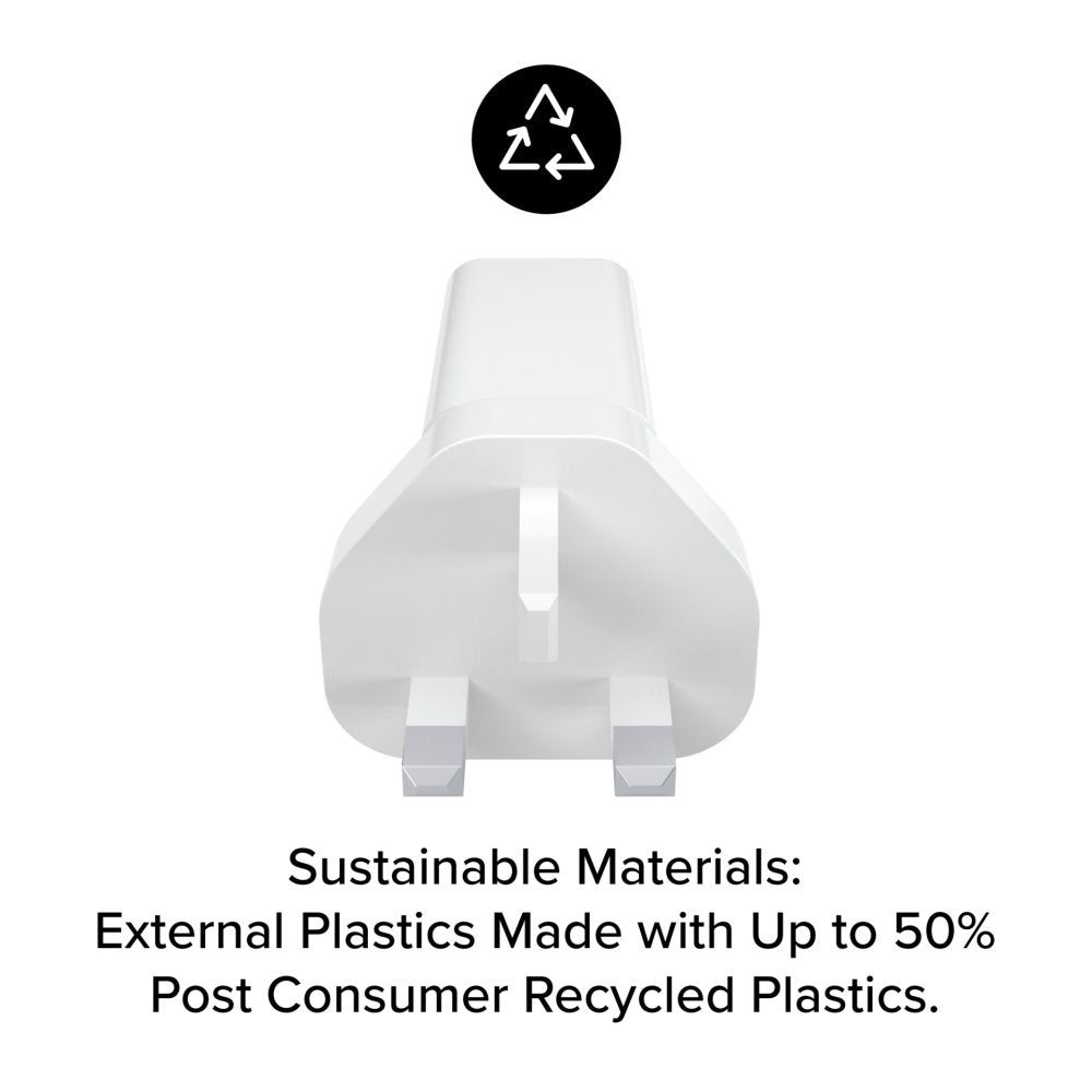 Mophie Essentials ACC Power Adapter USB-C 20W PD - White UK