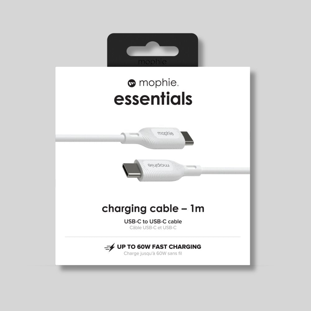 Mophie Essentials Cable USB-C to USB-C 1m - White