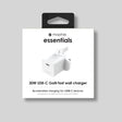 Mophie Essentials Power Adapter USB-C PD GaN 30W UK - White