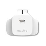 Mophie Essentials Power Adapter USB-C Wall Charger 30W UK - White