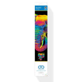 Diamond Dotz Flock Canvas 35x46cm Kit - Neon Elephant