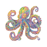 Diamond Dotz Flock Canvas 35x46cm Kit - Neon Octopus