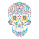 Diamond Dotz Flock Canvas 35x46cm - Neon Sugar Skull
