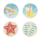 Diamond Dotz Coaster 10x10cm Kit - Vacation (4 Pack)