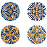 Diamond Dotz Coaster 10x10cm Kit - Portuguese Tiles (4 Pack)