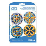 Diamond Dotz Coaster 10x10cm Kit - Portuguese Tiles (4 Pack)