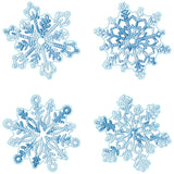 Diamond Dotz Coaster 10x10cm Kit - Snowflakes (4 Pack)