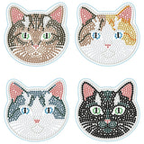 Diamond Dotz Coasters 10x10cm - Cats (4 Pack)