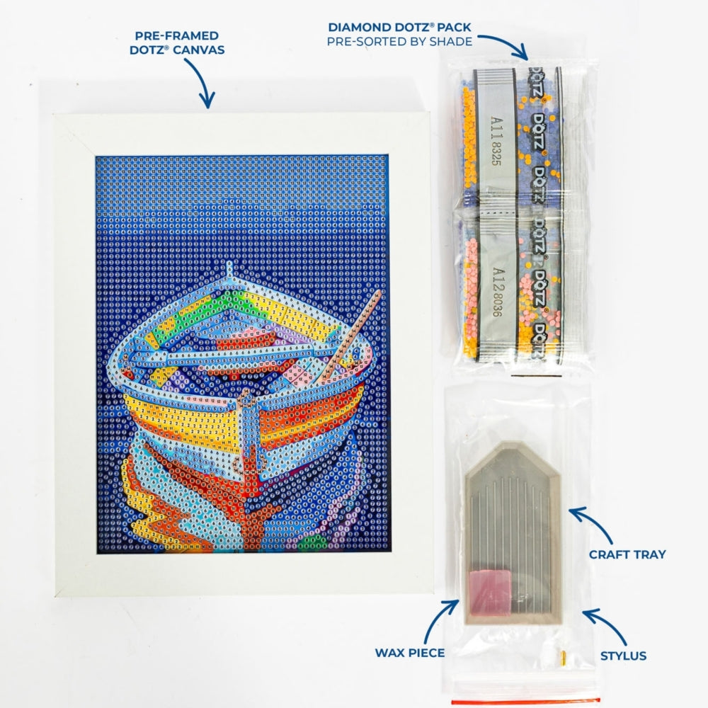 Diamond Dotz Stretched Canvas 15x20cm Kit - Dreamboat