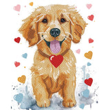 Diamond Dotz Stretched Canvas 20x2cm Kit - Puppy Love