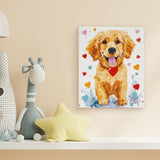 Diamond Dotz Stretched Canvas 20x2cm Kit - Puppy Love