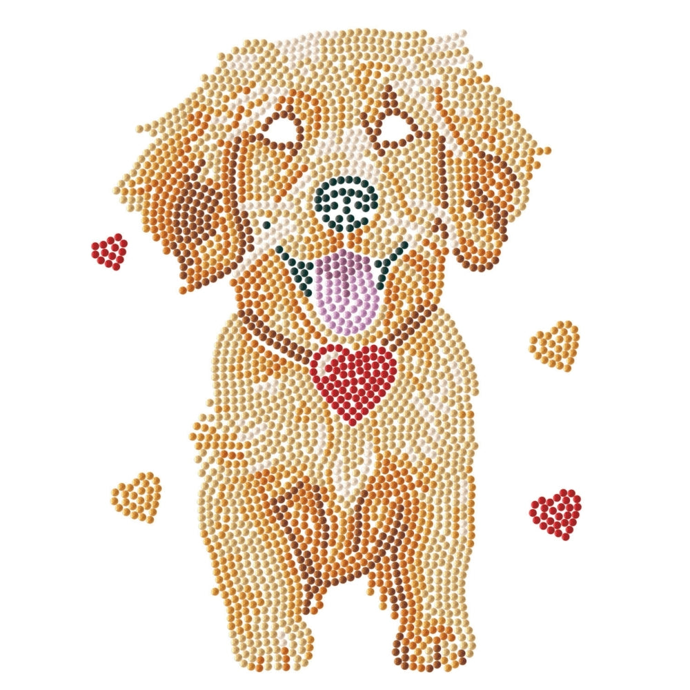 Diamond Dotz Stretched Canvas 20x2cm Kit - Puppy Love