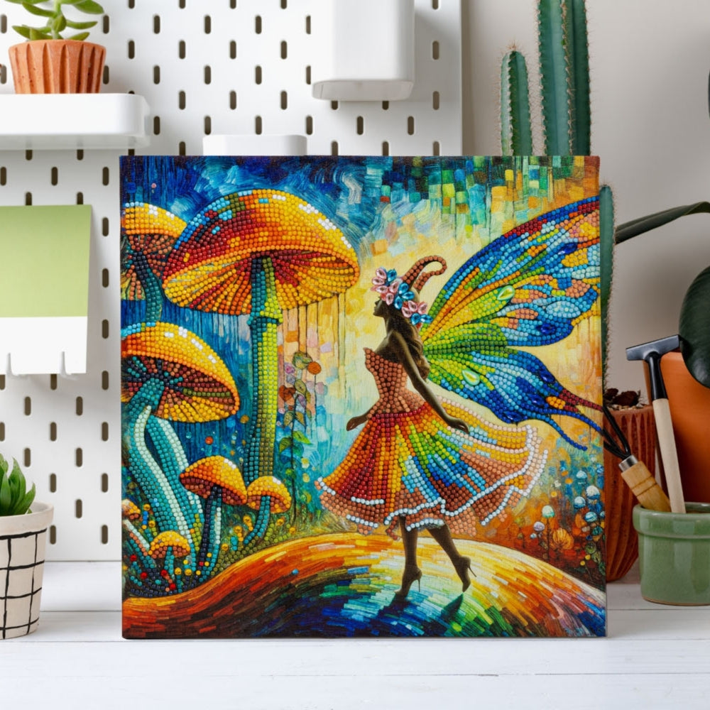 Diamond Dotz Stretched Canvas 30x30cm - Mosaic Fairyland