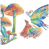 Diamond Dotz Stretched Canvas 30x30cm - Mosaic Fairyland