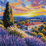 Diamond Dotz Stretched Canvas 30x30cm Kit - Lavender Sky