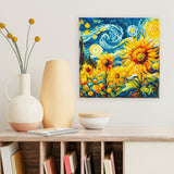 Diamond Dotz Stretched Canvas 30x30cm Kit - Sunflowers