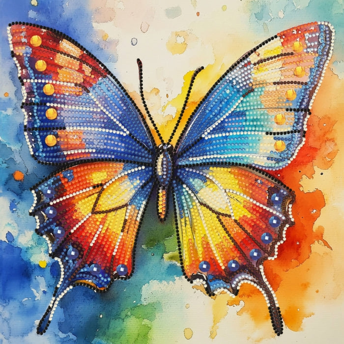 Diamond Dotz Stretched Canvas 30x30cm - Butterfly