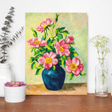 Diamond Dotz Stretched Canvas 30x40cm Kit - Rose Bouquet