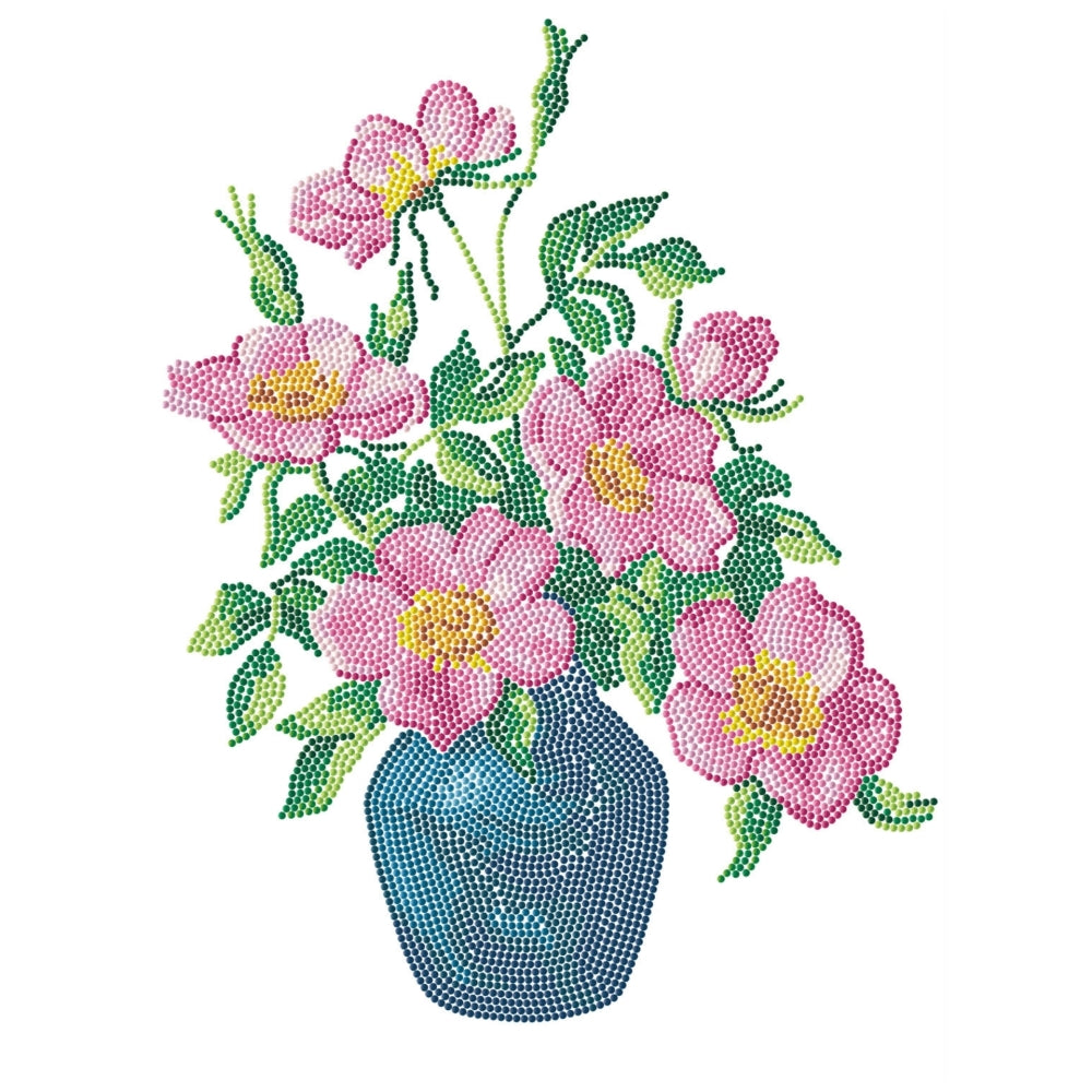 Diamond Dotz Stretched Canvas 30x40cm Kit - Rose Bouquet