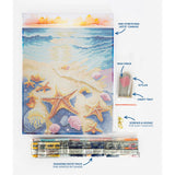 Diamond Dotz Stretched Canvas 30x40cm Kit - Pearls of the Shore