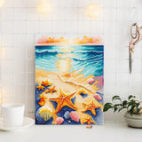Diamond Dotz Stretched Canvas 30x40cm Kit - Pearls of the Shore