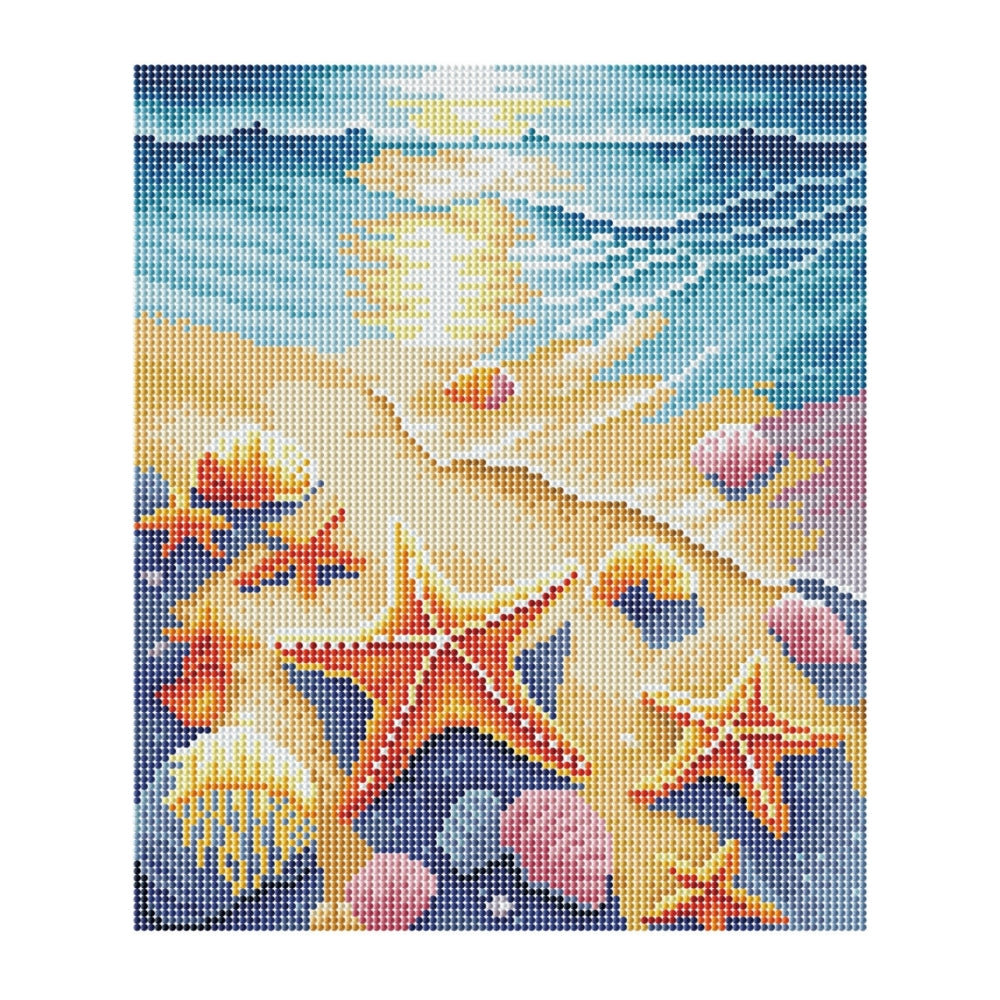 Diamond Dotz Stretched Canvas 30x40cm Kit - Pearls of the Shore