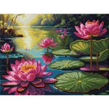Diamond Dotz Stretched Canvas 30x40cm - Lilly Lagoon