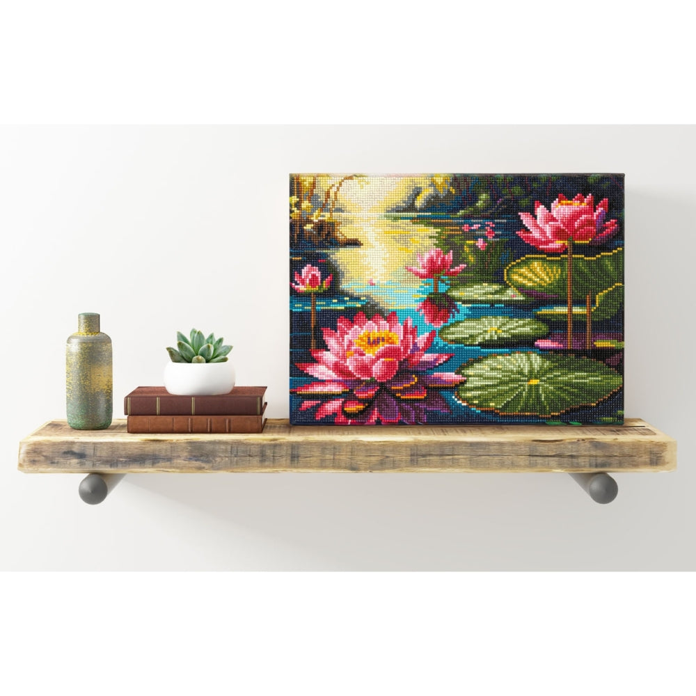 Diamond Dotz Stretched Canvas 30x40cm - Lilly Lagoon