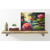 Diamond Dotz Stretched Canvas 30x40cm - Lilly Lagoon
