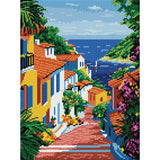 Diamond Dotz Stretched Canvas 30x40cm Kit - Mediterranean