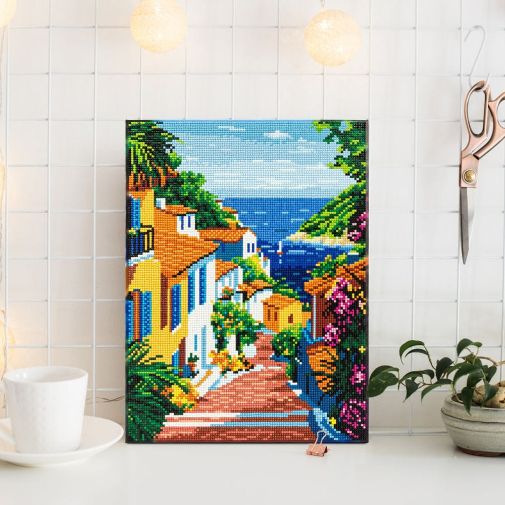 Diamond Dotz Stretched Canvas 30x40cm Kit - Mediterranean