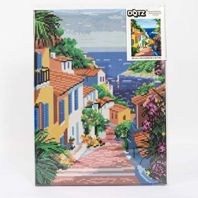 Diamond Dotz Stretched Canvas 30x40cm Kit - Mediterranean