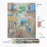 Diamond Dotz Stretched Canvas 40x50cm Kit - Lakeside Latte