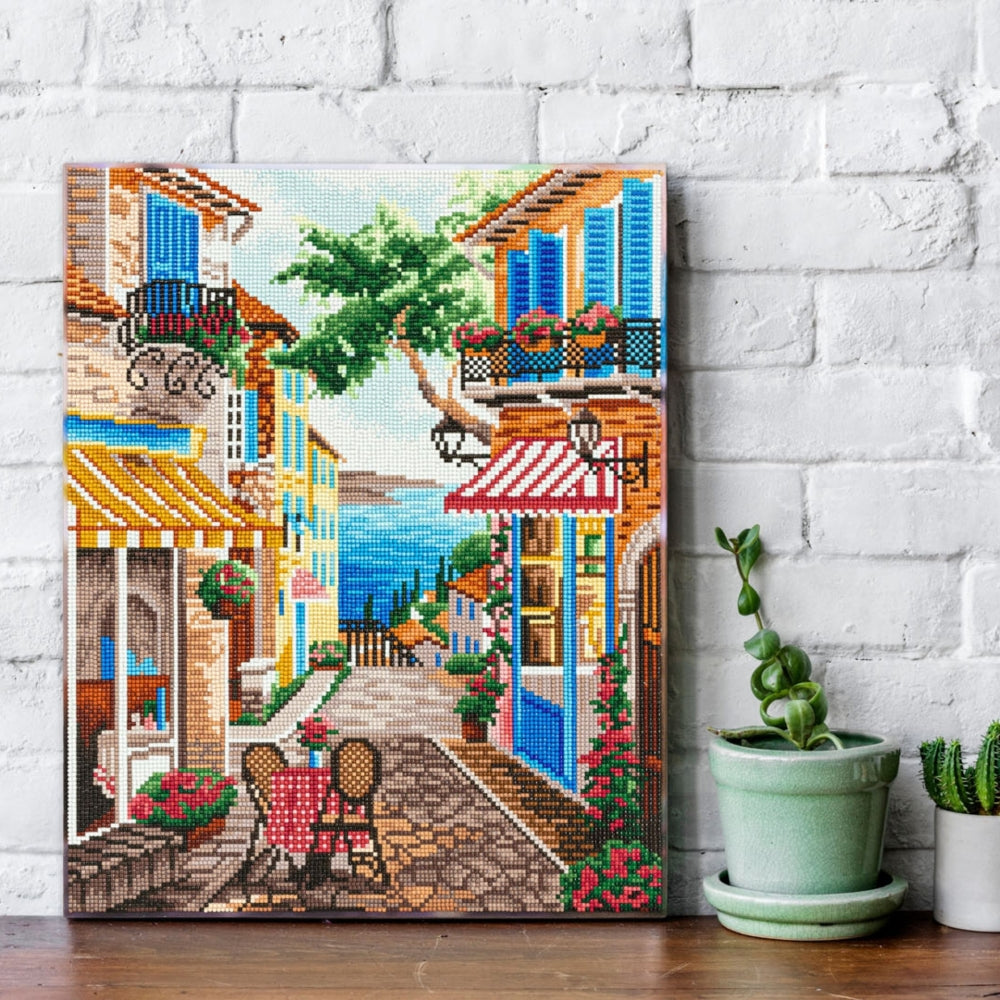 Diamond Dotz Stretched Canvas 40x50cm Kit - Lakeside Latte
