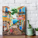 Diamond Dotz Stretched Canvas 40x50cm Kit - Lakeside Latte