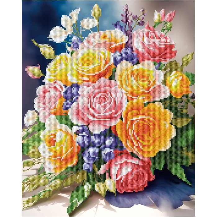 Diamond Dotz Stretched Canvas 40x50cm Kit - Blooming Joy