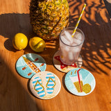 Diamond Dotz Coaster 10x10cm Kit - Vacation (4 Pack)