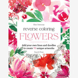 Reverse Coloring Book - Flowers
