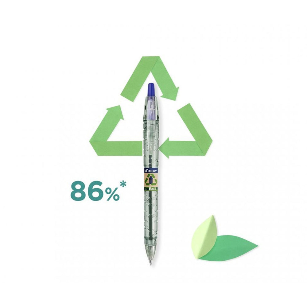 Pilot B2P EcoBall Ballpoint Pen - Assorted Colours (Set of 3)