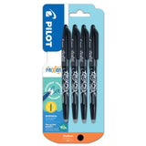 Pilot Frixion Ball Erasable Pens - Black (4 Pack)