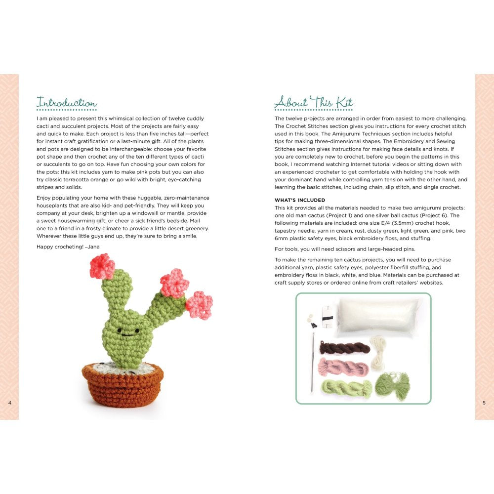 Cuddly Cacti Crochet Book & Kit