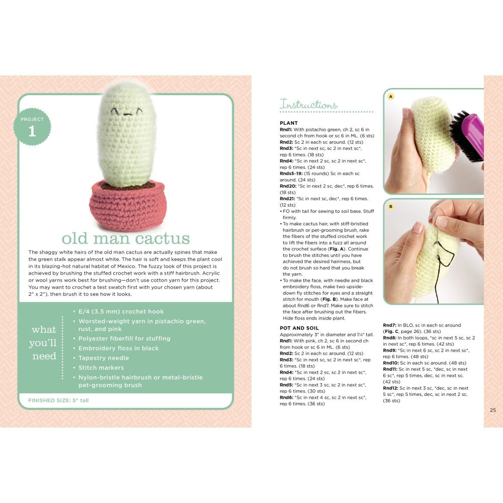 Cuddly Cacti Crochet Book & Kit