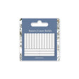 Pack of white battery eraser refills in a blue carded packaging with floral borders, labeled 'Battery Eraser Refills' and 'elements'.