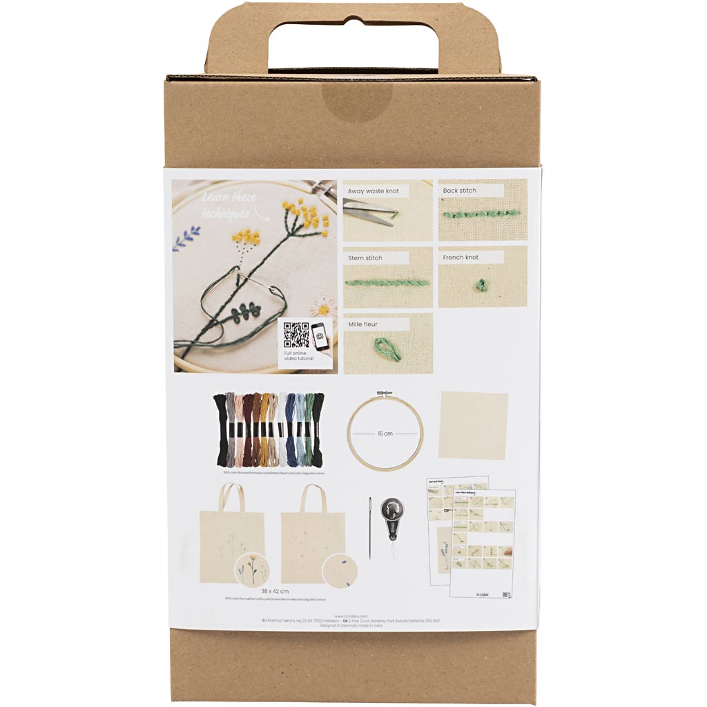 Starter Craft Kit Embroidery
