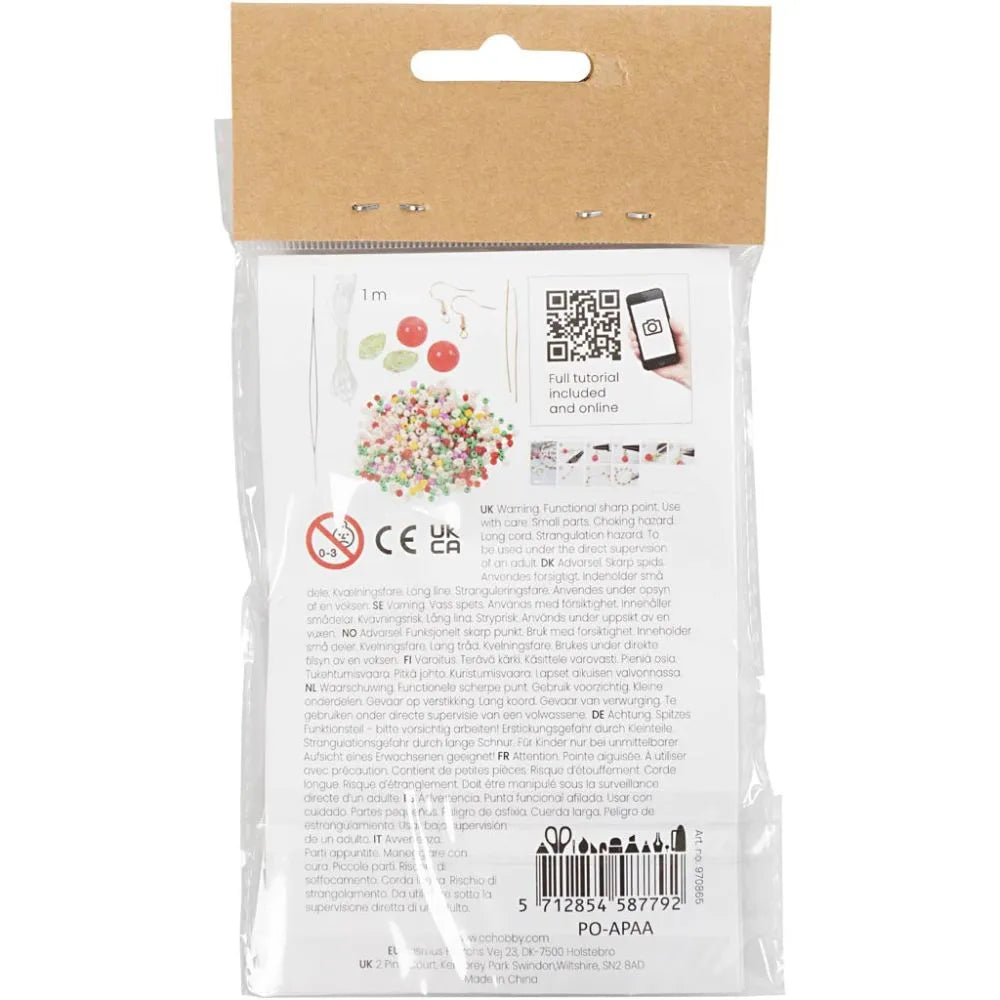 Mini Craft Kit Jewellery Fruit Elastic Bracelet and Earring